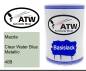 Preview: Mazda, Clear Water Blue Metallic, 40B: 500ml Lackdose, von ATW Autoteile West.